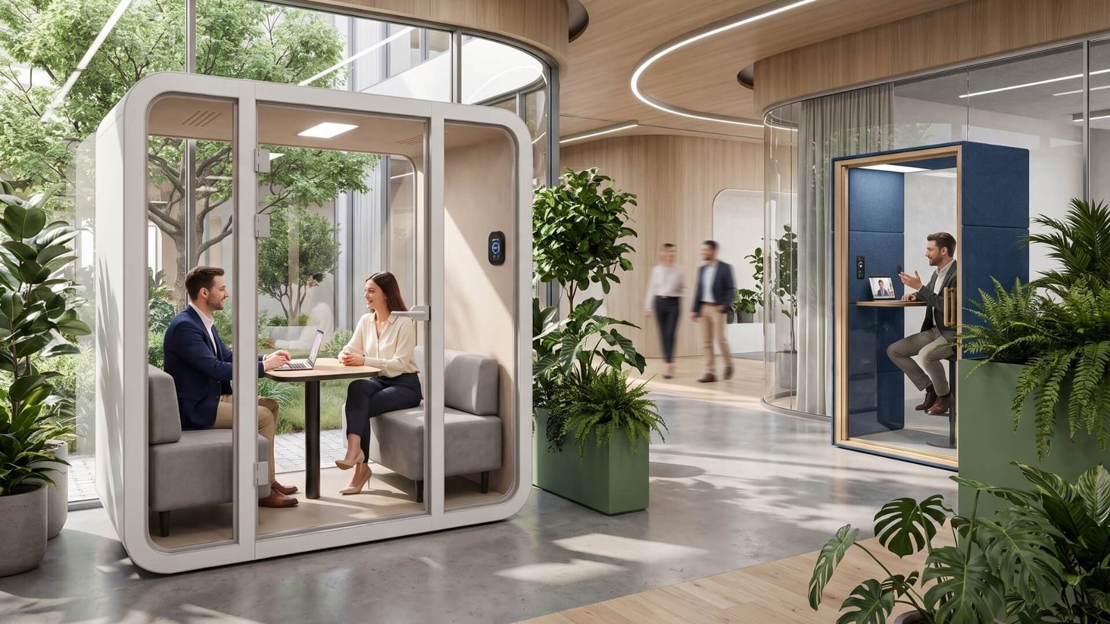 ¿Por qué elegir MOOD? 1 Cabinas Acusticas MOOD y GEN4 Imagen de Ambiente MOOD furniture ES - Cabinas Acusticas MOOD y GEN4 Imagen de Ambiente MOOD furniture ES